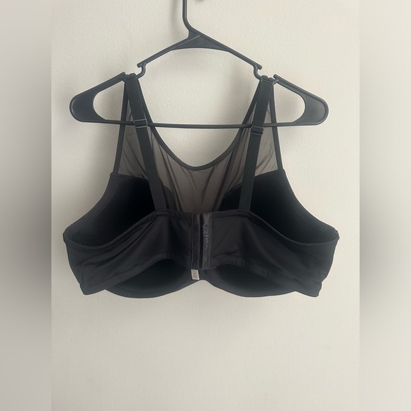 CASIQUE Sheer Mesh Bra Black Size 44DD - Picture 3 of 6